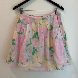 Free People Floral Skirt
